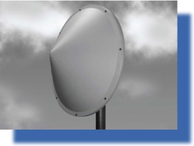 Antenna 4.9-6.0 GHz Wideband Dual Polarized Parabolic Reflector Antenna Series with Radome PCTEL MPRD2449 MPRD3649 