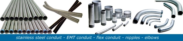 Stainless Steel Conduit EMT Conduits Flex Flexilbe Stainless Steel Elbows 90 45 degree Nipples