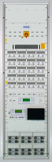 S7605 model of FM Power amplifier are an evolution of the highly modular architecture for which Eddystone units are known. The use of a 300W PA module means that servicing of these can be carried out with minimal reduction in output power. The design also features highly efficient hot pluggable switched mode power supplies again intended for ease of servicing. Both are very easy to carry and can be changed by a single person. These models use the Eddystone patent N way RF power Splitting and Combining system