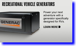 Generac RV Recreational Vehicle Generator Generators 